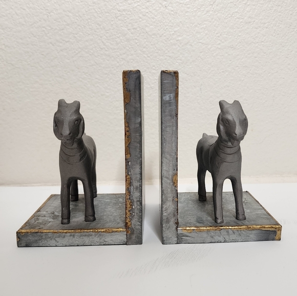 Hearth & Hand Goat Galvanized Bookends - Picture 3 of 6